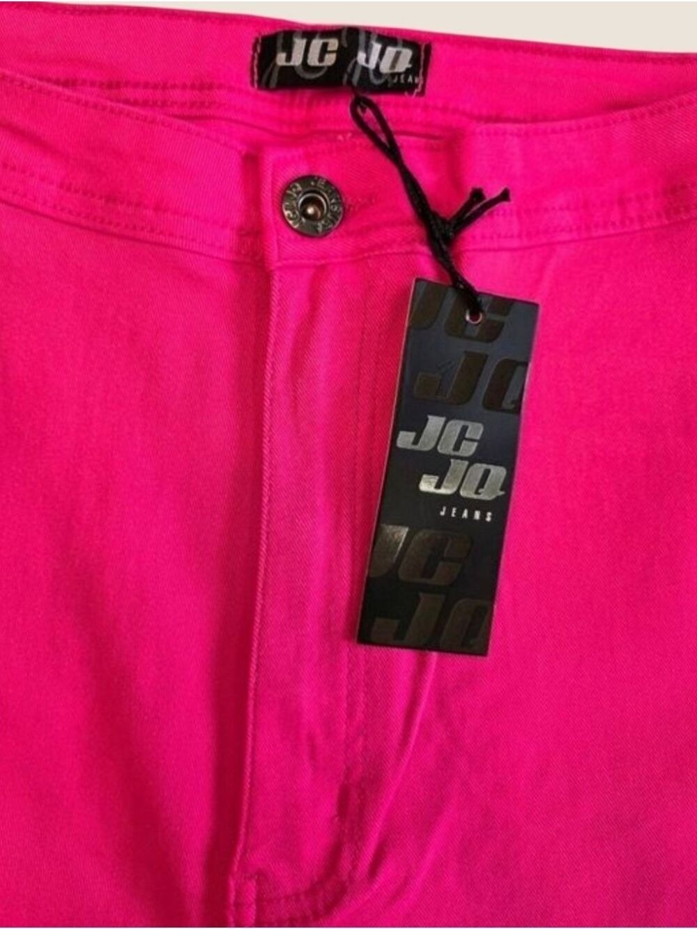 Hot Pink Bell Bottom Flare Pants Small NWT Barbiecore Y2K Statement - Picture 7 of 8
